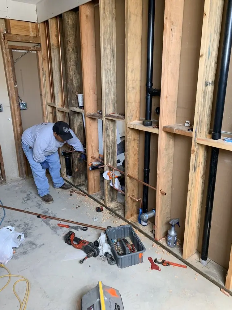 Commercial rough-in plumbing for Gas Line Repair in Northwest